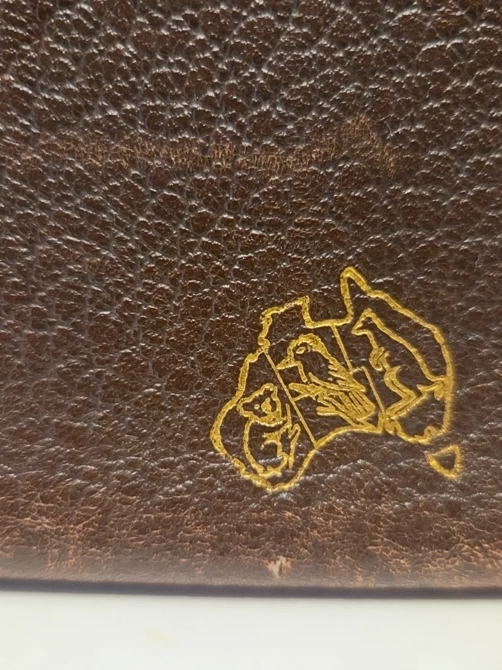 Vintage Leather Document Holder /folder / portfolio